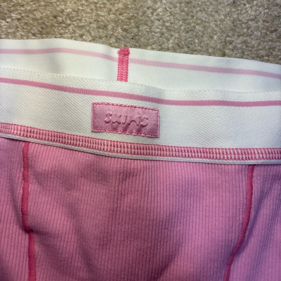 NWT SET Skims Cotton Ribbed Racerback Bralette & Boxers - Picture 10 of 12